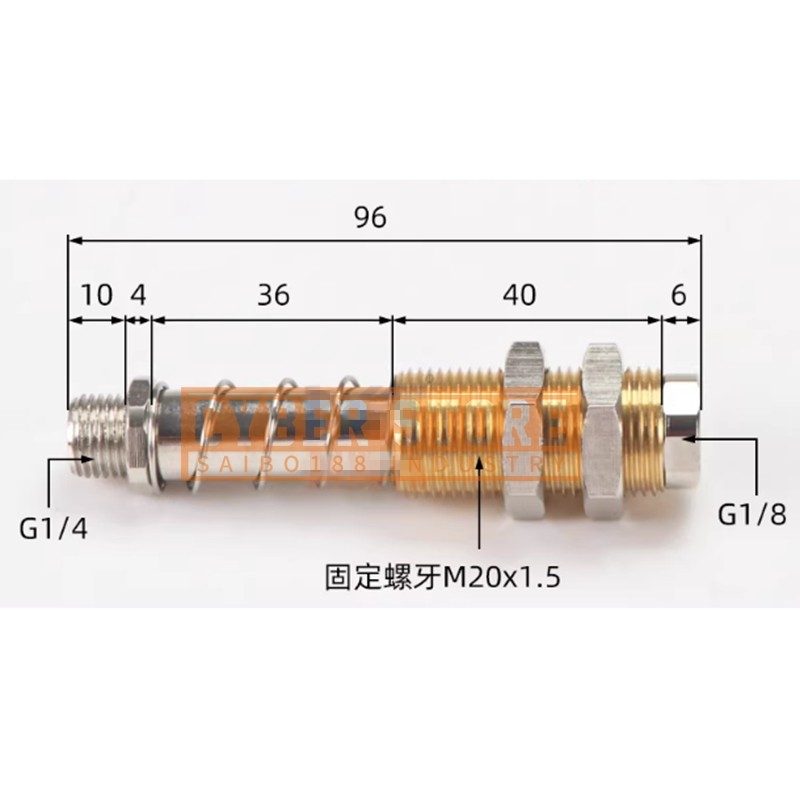 Вакуумная присоска QLF-G1/4-AG25VG