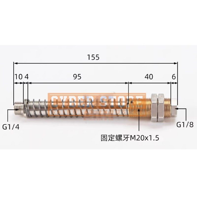 Вакуумная присоска QLF-G1/4-AG75VG