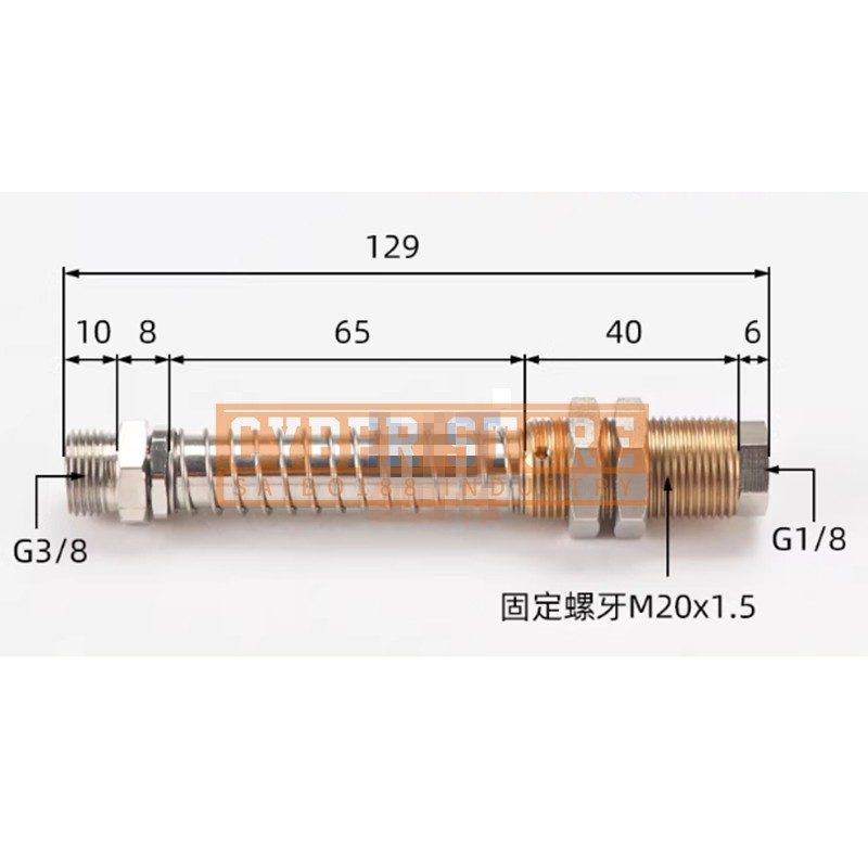 Вакуумная присоска QLF-G3/8-AG50VG