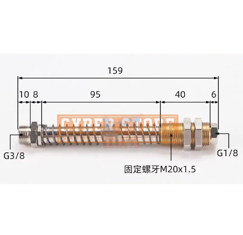 Вакуумная присоска QLF-G3/8-AG75VG