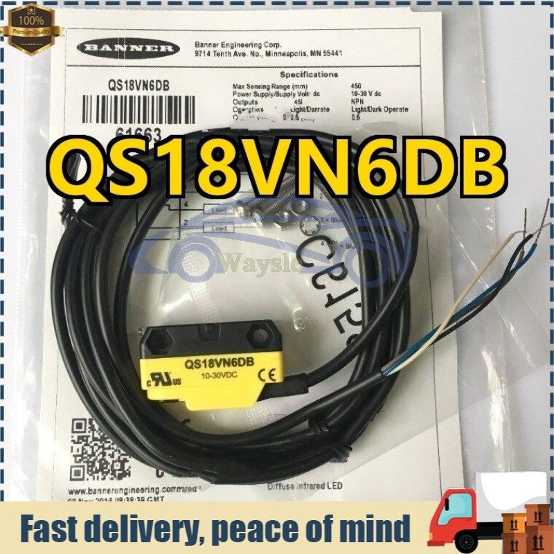 Фотоэлектрический датчик Banner QS18VN6DB