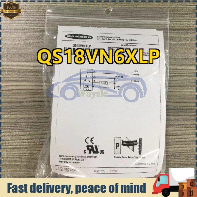 Фотоэлектрический датчик Banner QS18VN6XLP