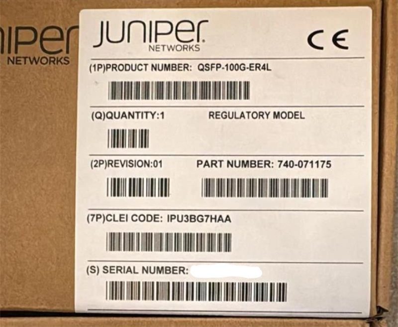 Трансивер Juniper QSFP-100G-ER4L