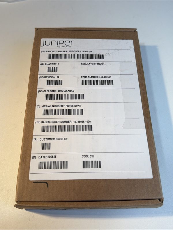 Трансивер Juniper QSFP-4X10GE-LR