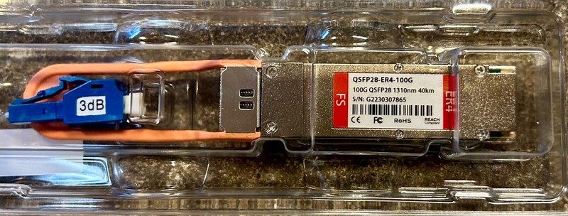Трансивер Mellanox QSFP28-ER4-100G