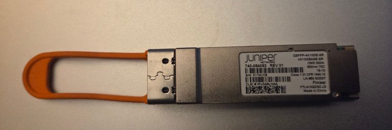 Коммутатор Juniper QSFPP-4X10GE-SR