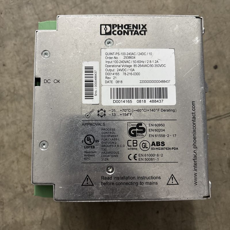Блок питания Phoenix Contact QUINT-PS-100-240VAC/24DC/10