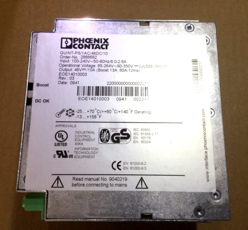 Блок питания Phoenix Contact QUINT-PS-1AC/48DC/10