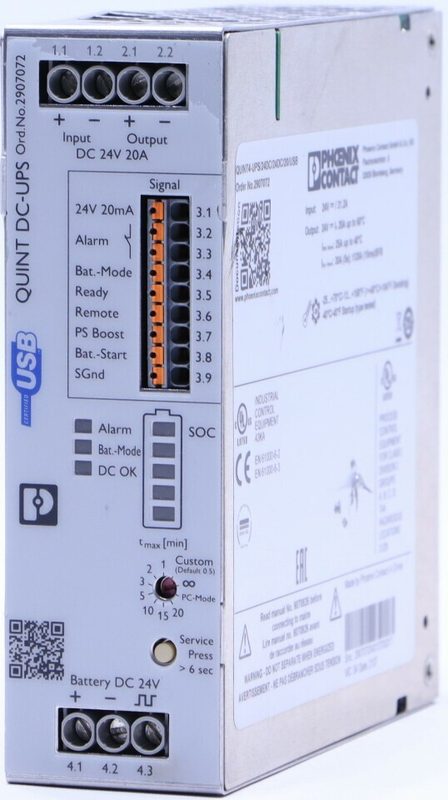 Блок питания Phoenix Contact QUINT4-UPS/24DC/24DC/20/USB