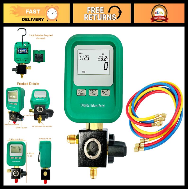 Манометрический коллектор R134A/R410A/1234YF