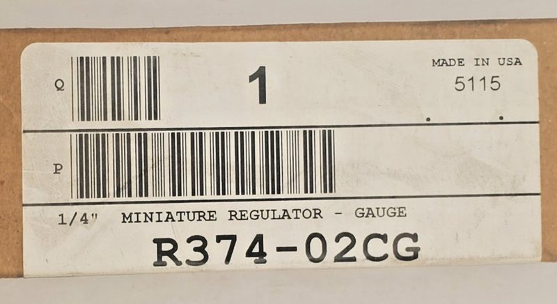 Регулятор давления Parker R374-02CG