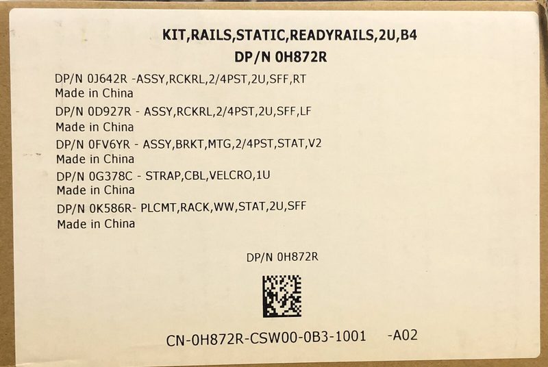 Комплект направляющих Dell R540XD