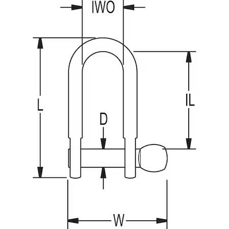 Такелажная скоба RF1035