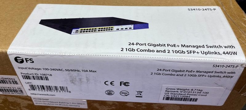 Коммутатор S3410-24TS-P
