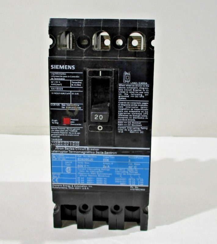 Автоматический выключатель Siemens SA1E025