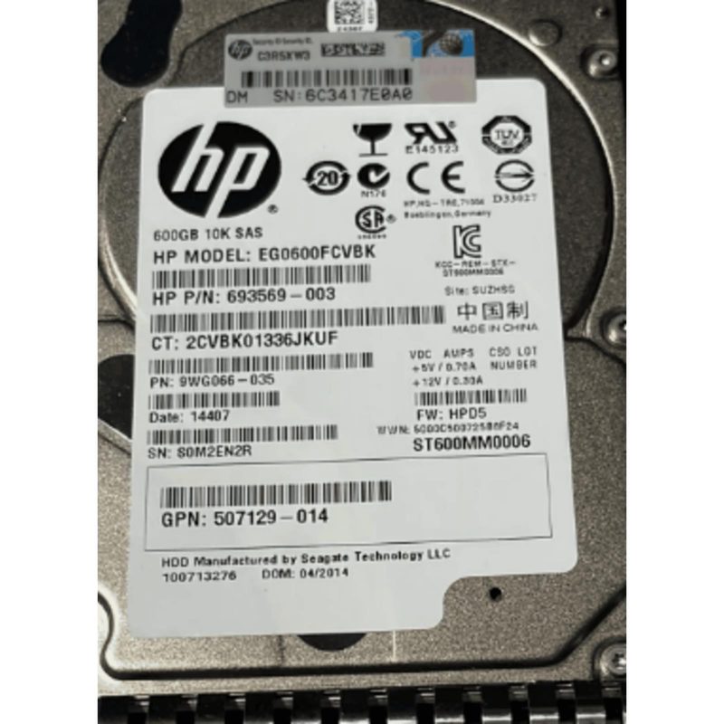 Жёсткий диск HPE SAS-6GBPS