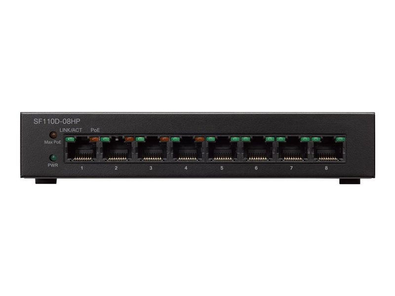 Коммутатор Cisco SF110D-08-EU