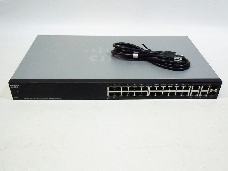 Коммутатор Cisco SF300-24PP-K9