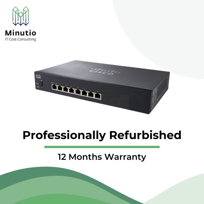 Коммутатор Cisco SF350-08-K9-EU