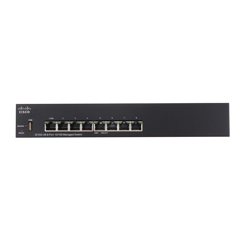 Коммутатор Cisco SF350-08-K9-NA