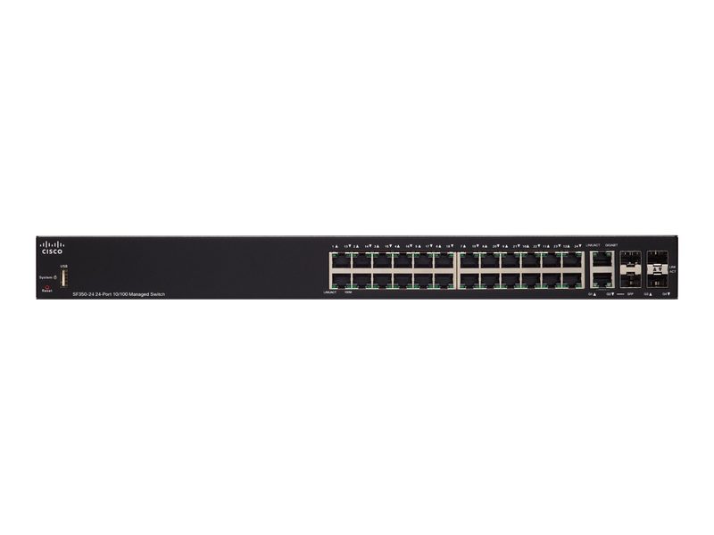 Коммутатор Cisco SF350-24-K9-AU