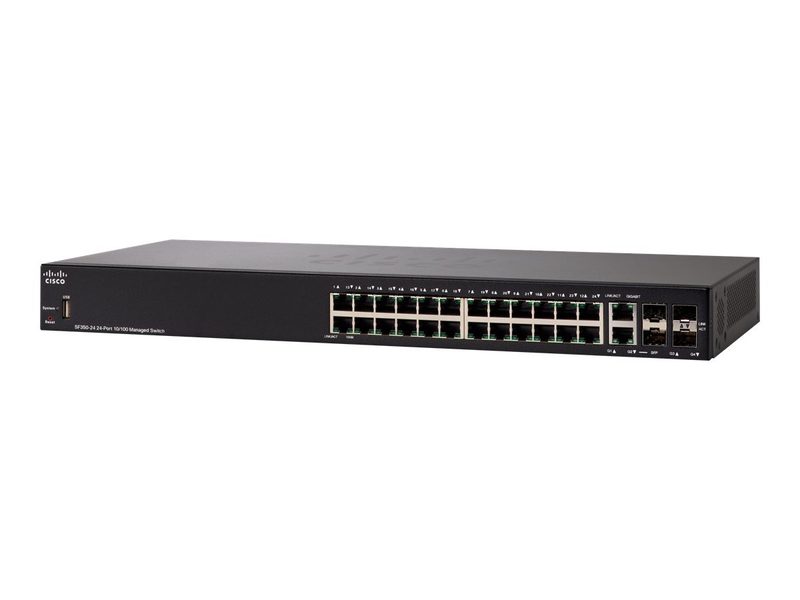 Коммутатор Cisco SF350-24-K9-EU