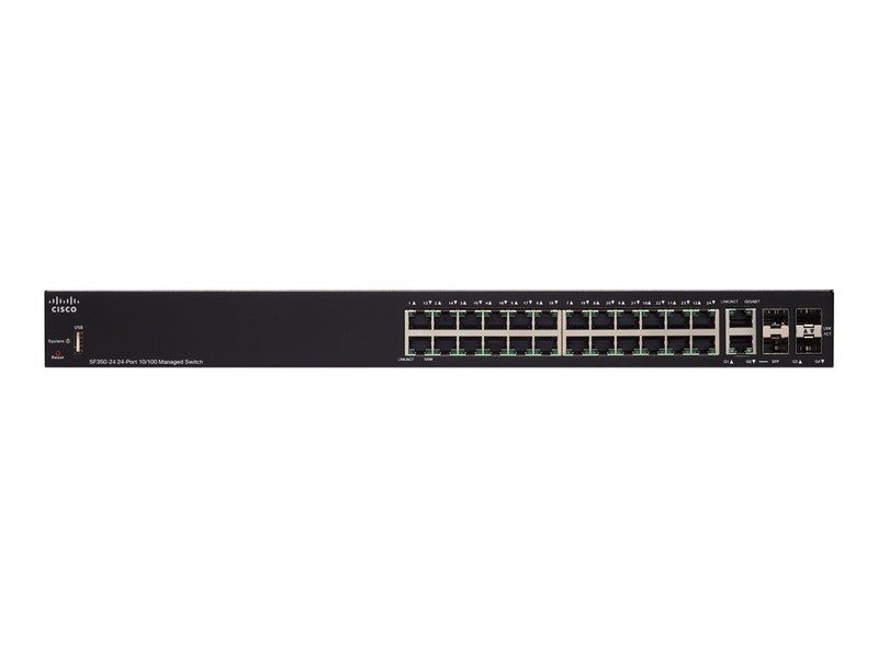 Коммутатор Cisco SF350-24-K9-UK