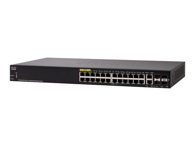 Коммутатор Cisco SF350-24P-K9-UK