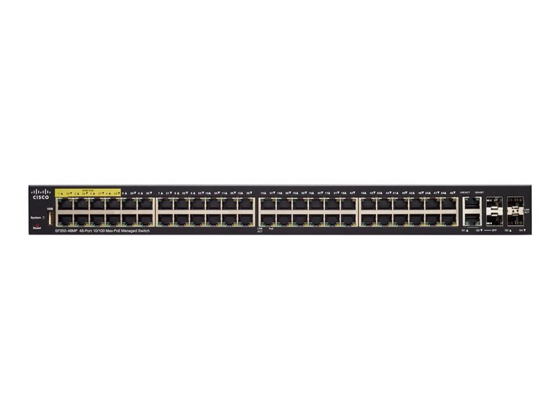Коммутатор Cisco SF350-48MP-K9-NA