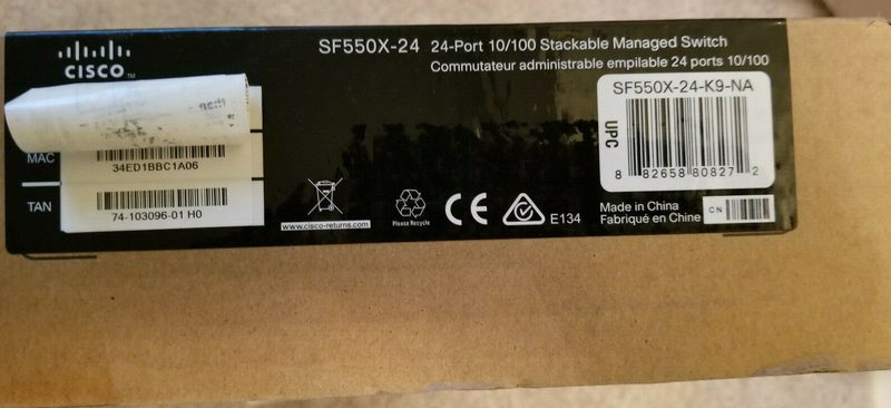 Коммутатор Cisco SF550X-24-K9-NA