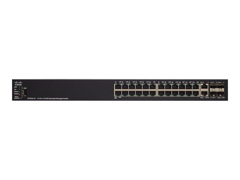 Коммутатор Cisco SF550X-24P-K9-NA