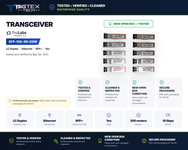 Трансивер Cisco SFP-10G-SR-CDW