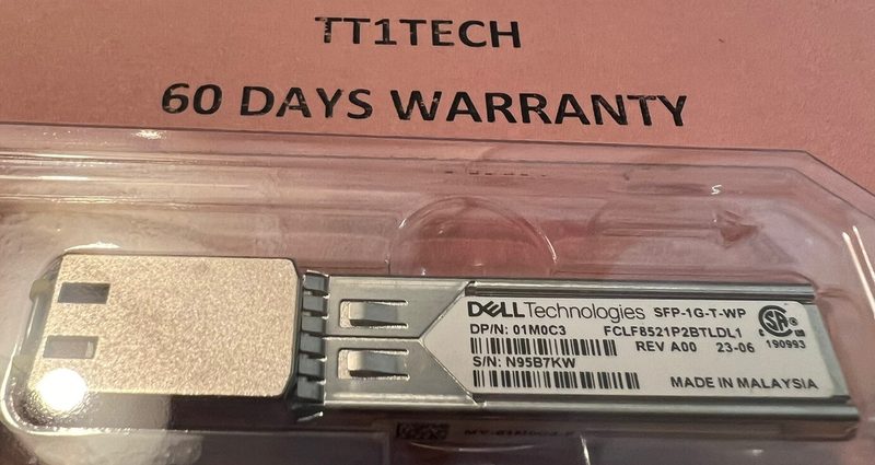 Трансивер Dell SFP-1G-T-WP