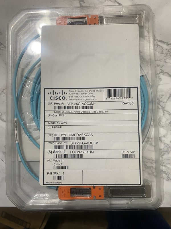 Трансивер Cisco SFP-25G-AOC3M