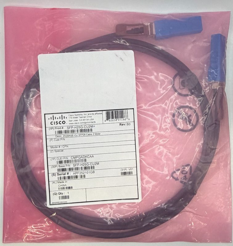 Трансивер Cisco SFP-H25G-CU2M