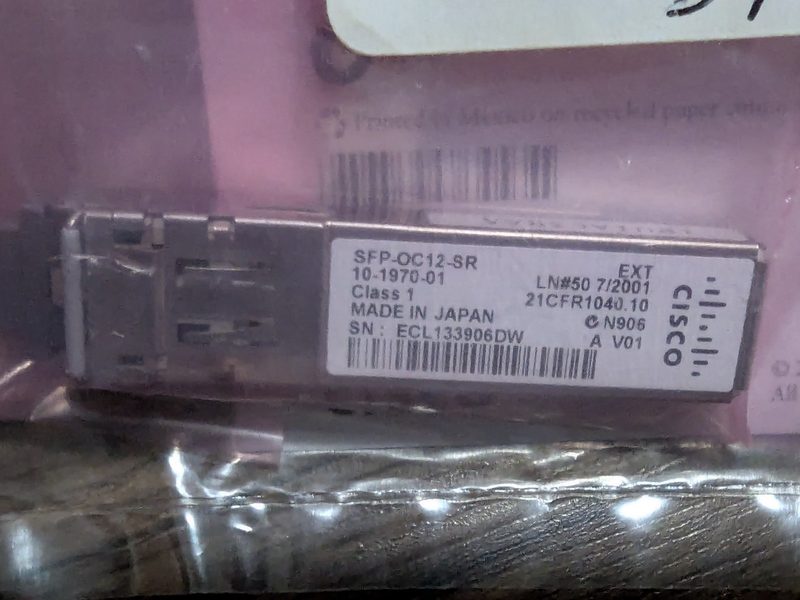 Трансивер Cisco SFP-OC12-SR