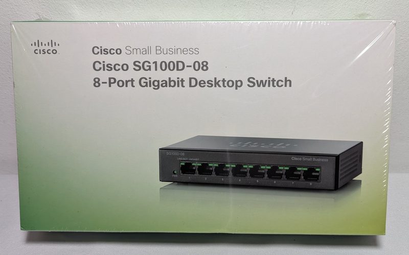 Коммутатор Cisco SG100D-08P-NA
