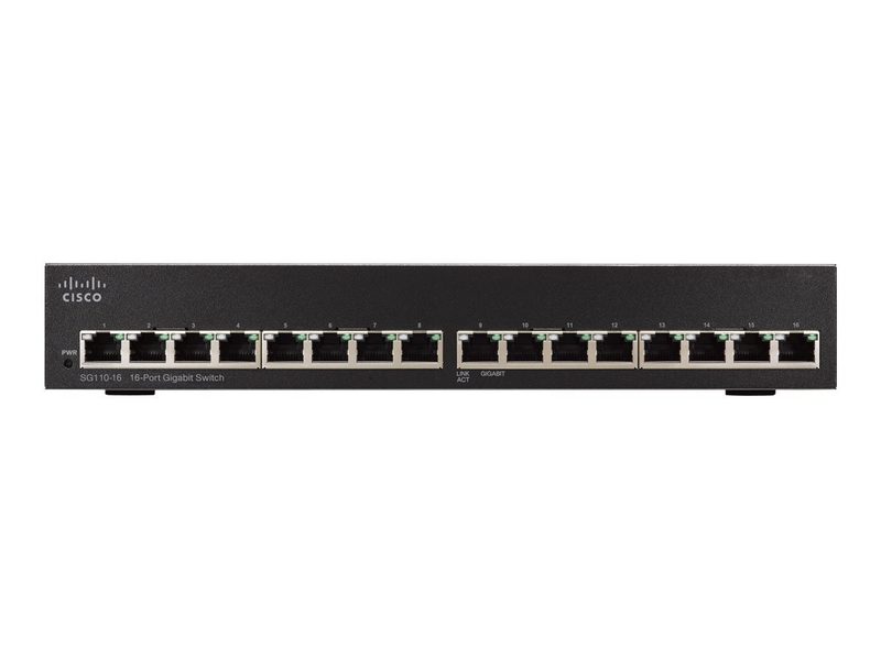 Коммутатор Cisco SG110-16-EU