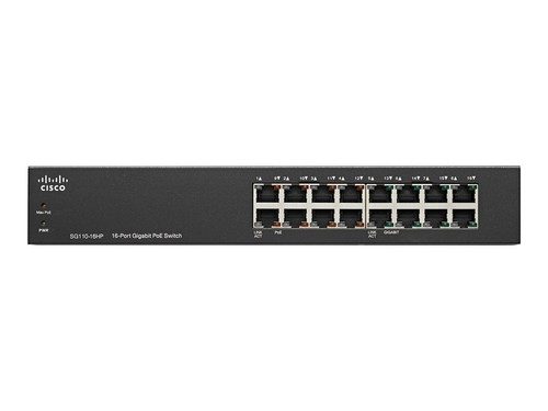 Коммутатор Cisco SG110-16HP-NA