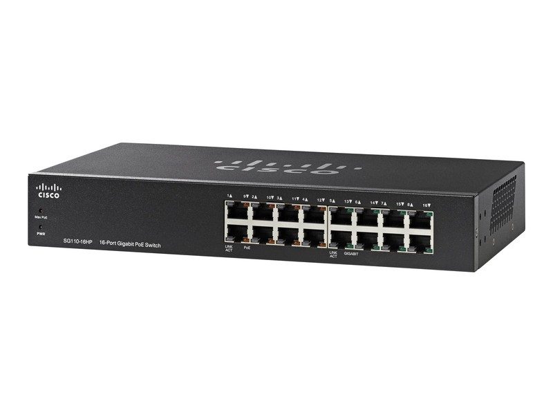 Коммутатор Cisco SG110-16HP