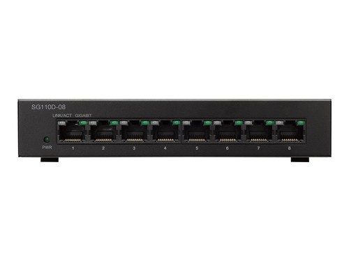 Коммутатор Cisco SG110D-08-UK