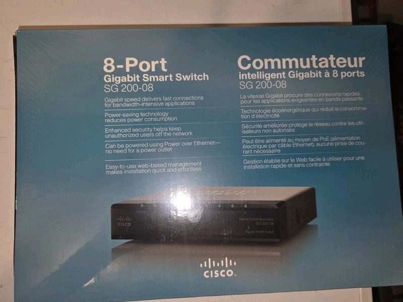 Коммутатор Cisco SG200-08