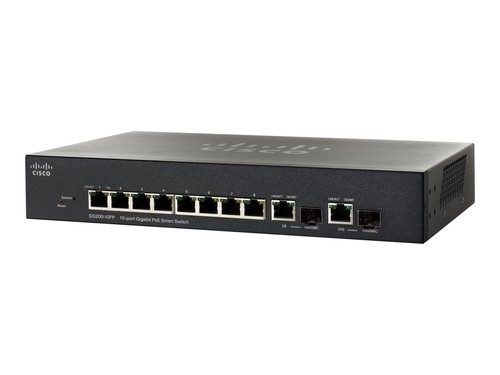 Коммутатор Cisco SG200-10FP-JP
