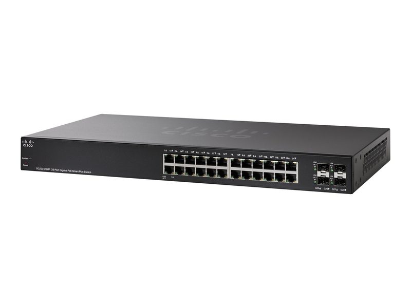 Коммутатор Cisco SG220-28MP-K9-CN