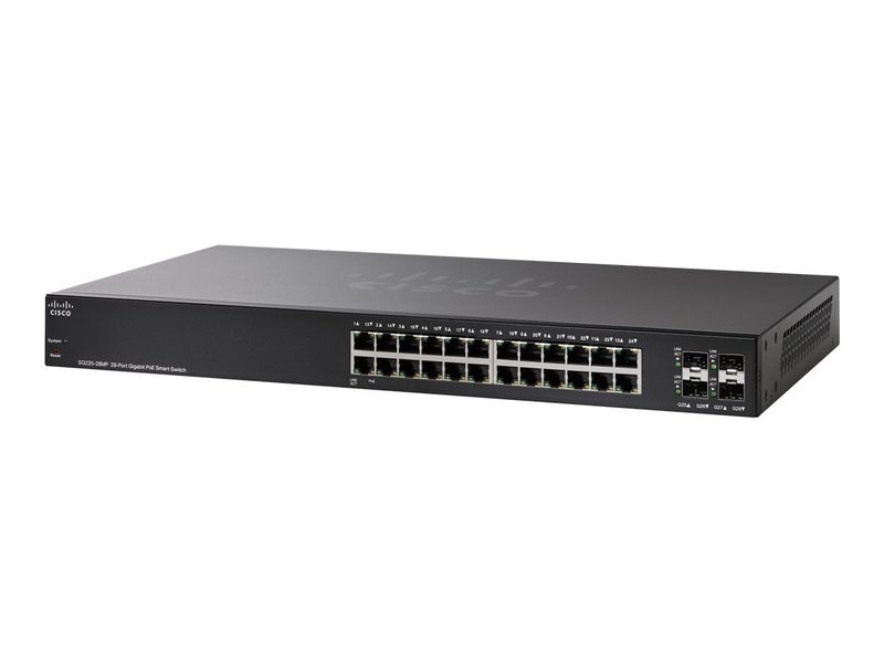 Коммутатор Cisco SG220-28MP-K9-NA