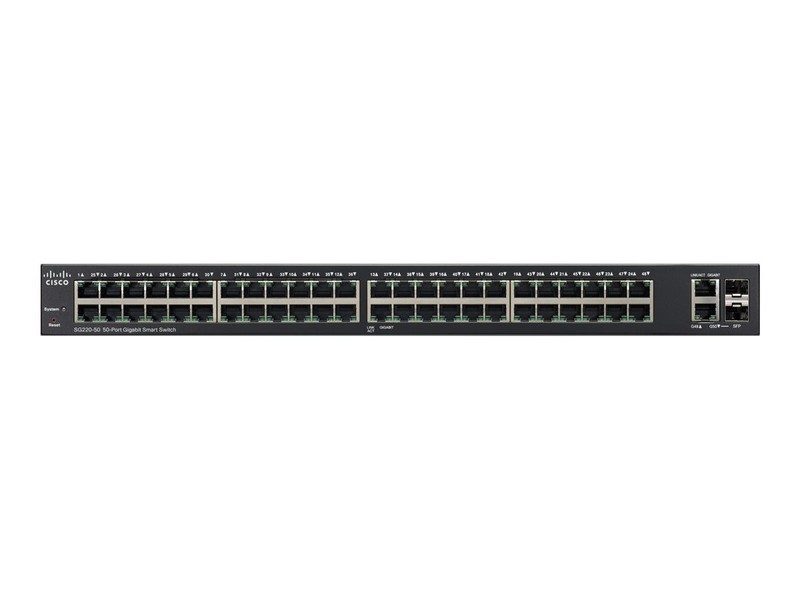 Коммутатор Cisco SG220-50-K9-UK