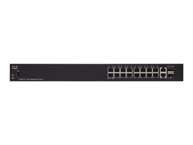 Коммутатор Cisco SG250-18-K9-NA