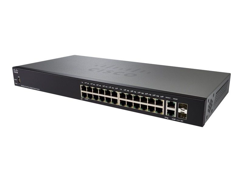 Коммутатор Cisco SG250-26HP-K9-UK