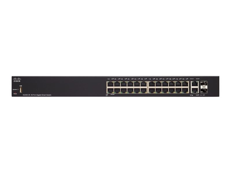 Коммутатор Cisco SG250-26P-K9-EU