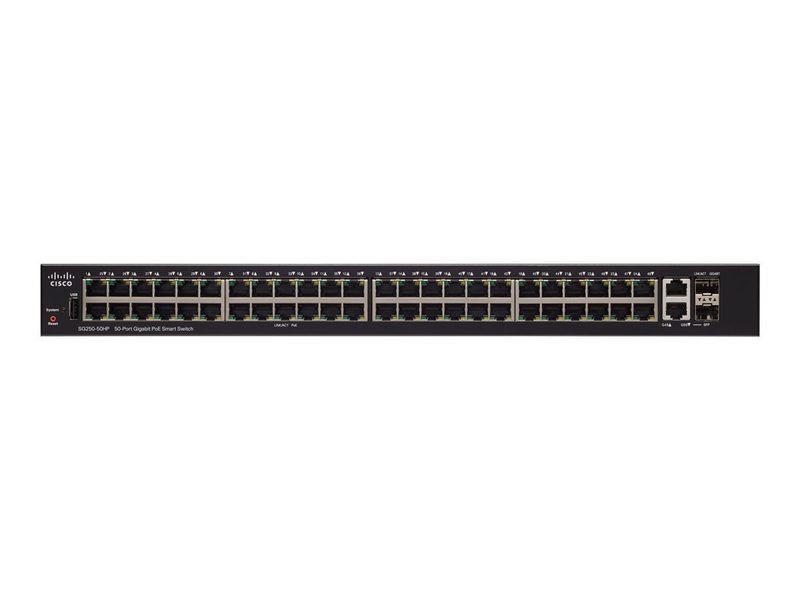 Коммутатор Cisco SG250-50-K9-UK